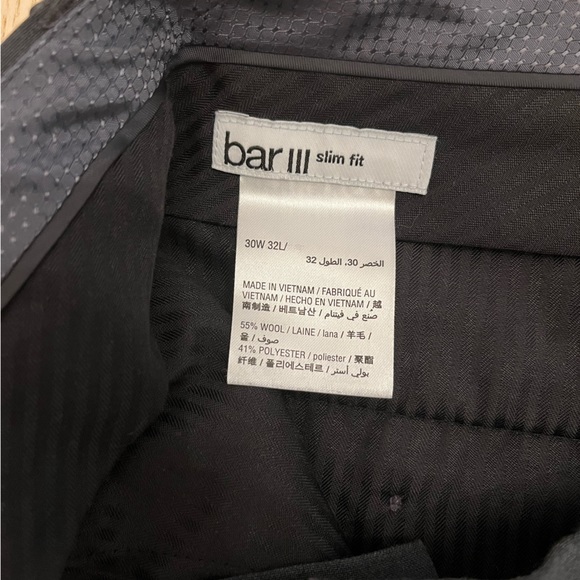 Bar III Men’s charcoal gray suit - Picture 6 of 8